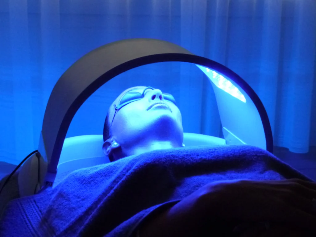 Blue light therapy