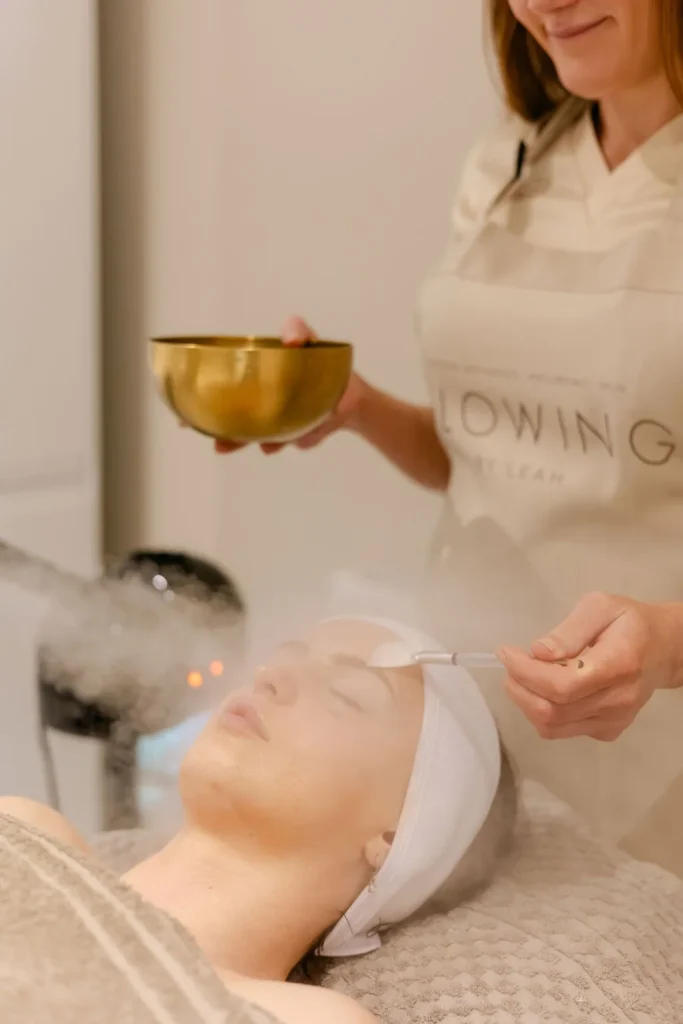 Facial treatment at GBL Stroud